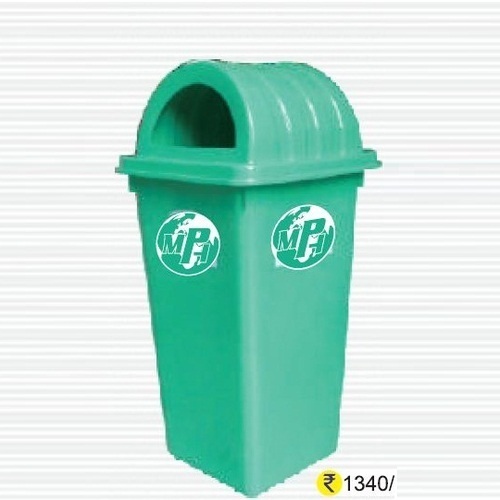 Plastic Green Recycle Bin