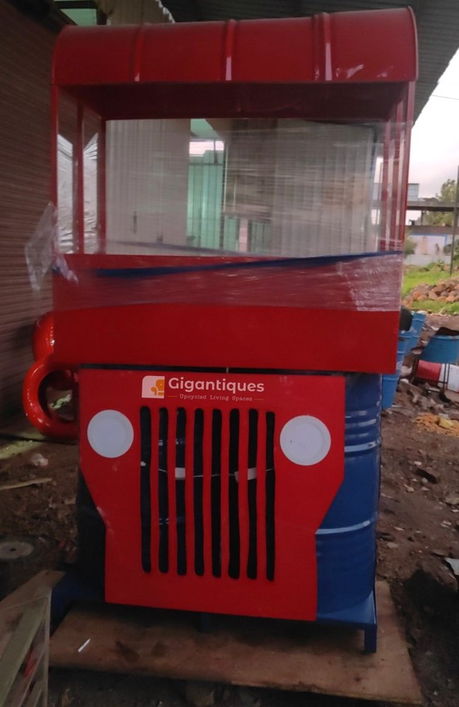 Mild Steel Fast Food Stall Jeep Front