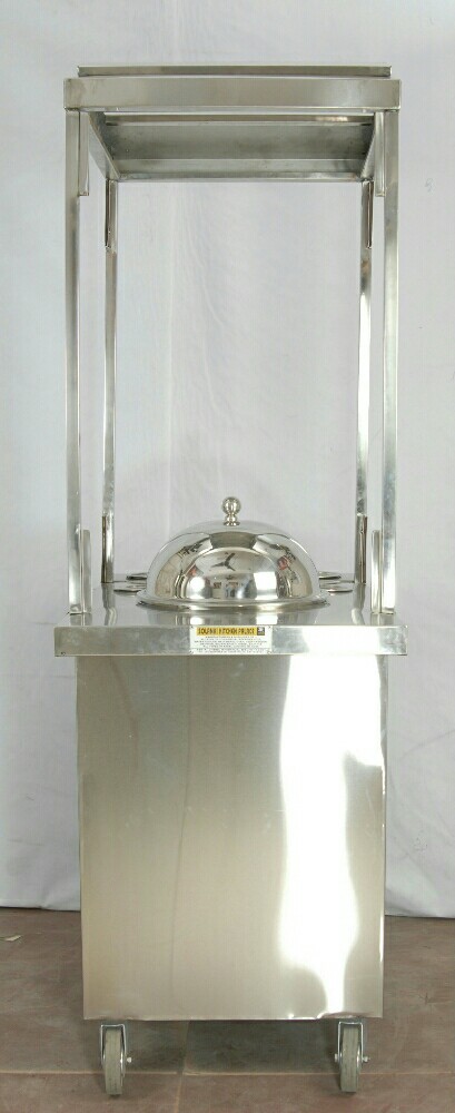 Stainless Steel Hottie Sweet Corn Trolley