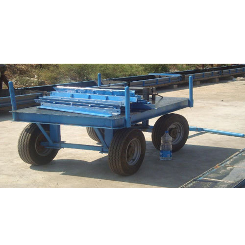 Four-Wheel 3-4 Feet Construction Site Material Handling Trolley