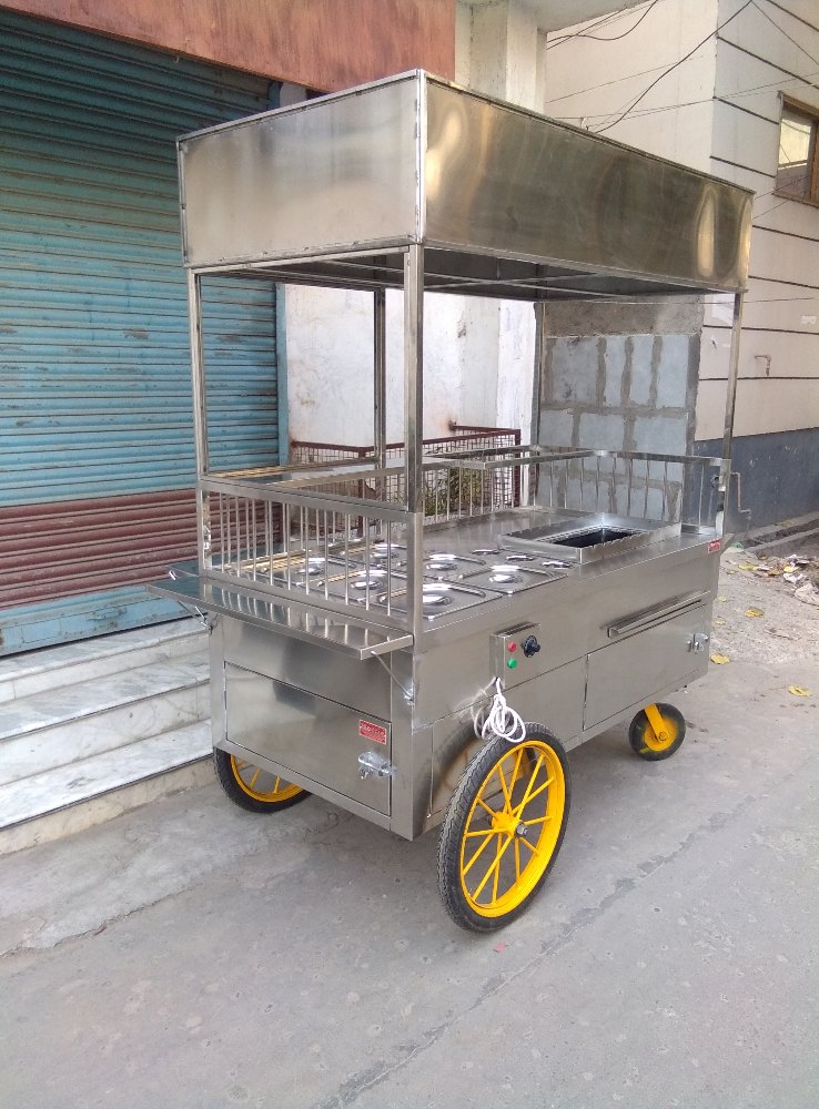 Stainless Steel Hottie 601 Food Cart Hand Pushed