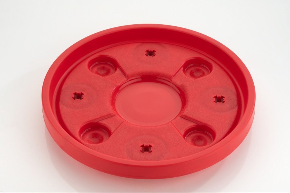 Smita Red Plastic Unbreakable Gas Cylinder Trolley, For Household