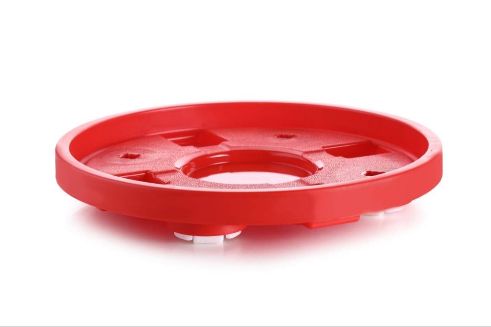 Red Primelife Plastic Cylinder Trolley with Wheels, Load Capacity: 75 Kg, Model Name/Number: PH26