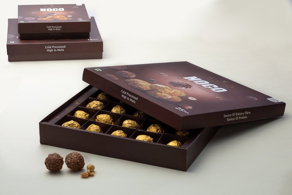 Windsor Round 25 Pcs Hazelnut Truffle Box / Strs0003