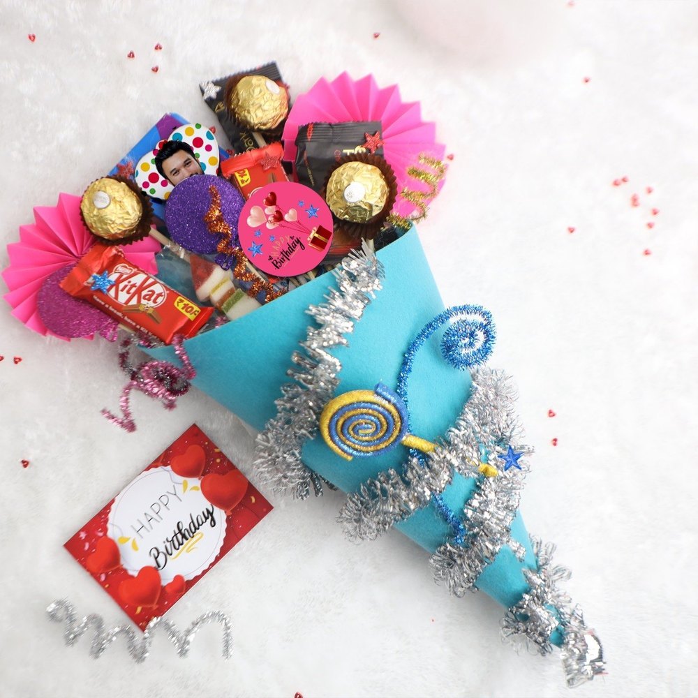 cone Birthday gift Bouquet