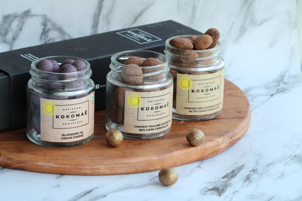 Organic Dragee Hamper, Shape: Round