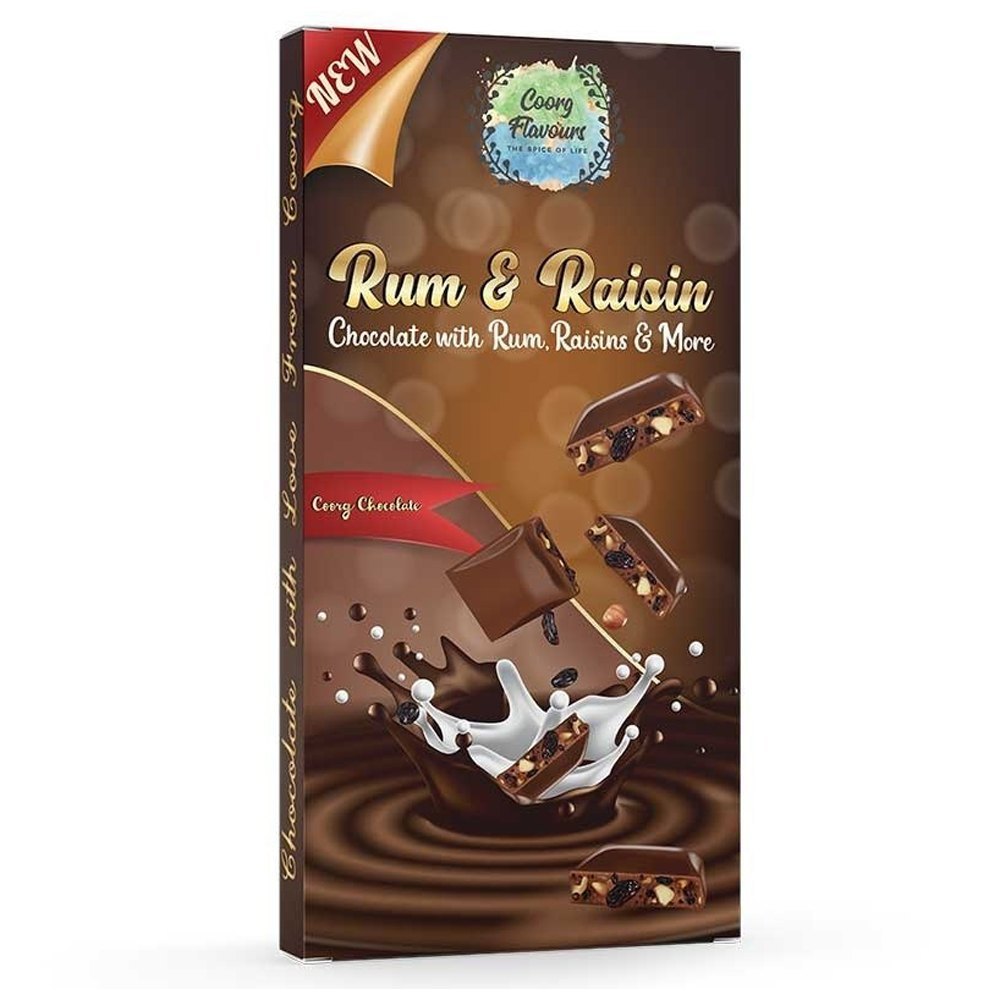80gm Rum Raisin Chocolates