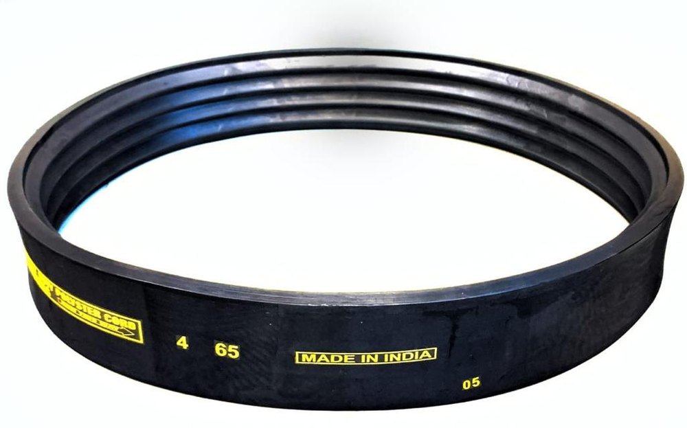 Polyester Cord Single Sided Black Caterpillar Conveyor Belt