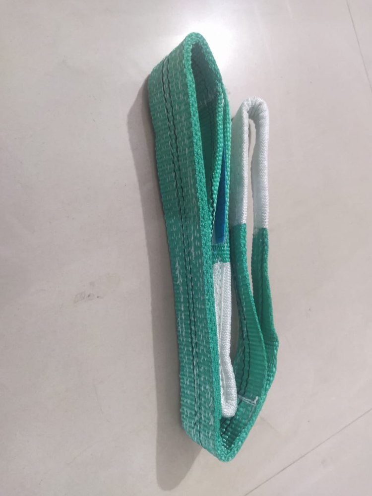 Polyester Green Industrial Safety Belt, Size: 45 mm (webbing Width)