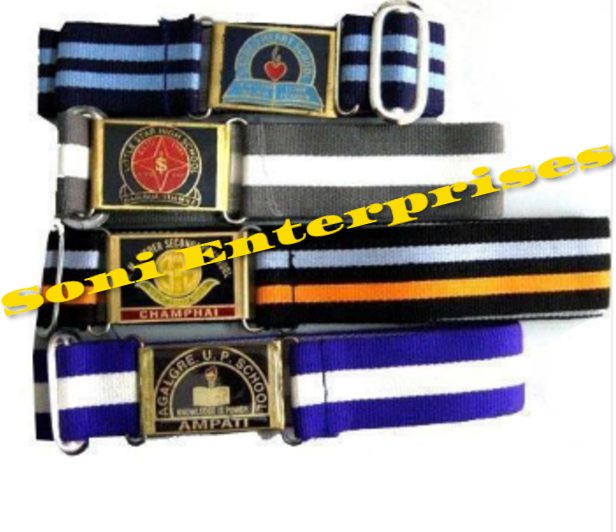Soni Enterprises Polyester And Cotton School Uniform Belts, Handwash
