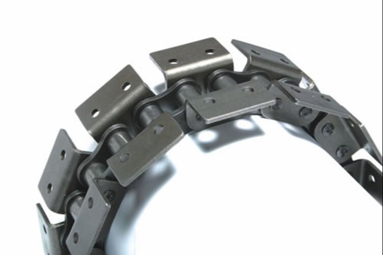 Vertical Conveyors Alloy Steel Roller Chain Conveyor, Capacity: 200 Kg/Feet