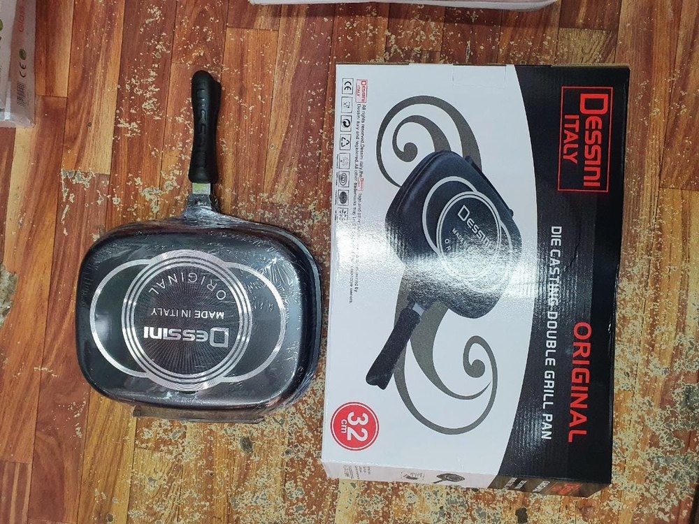 Commercial Cooking Range Double Electrical Grill Fry Pan, For Home, Hotel and Office