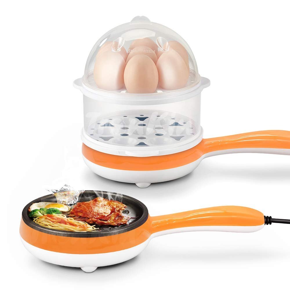 Plastic Multicolor Egg Boiler Fry Pan