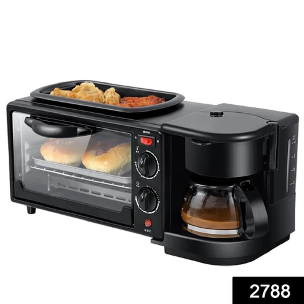 Commercial Cooking Range 3 In 1 Breakfast Maker, For Hotel