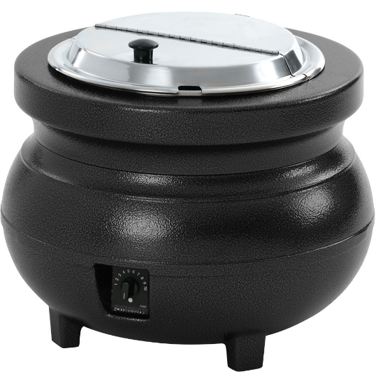 Black Electrical Soup Pot Station