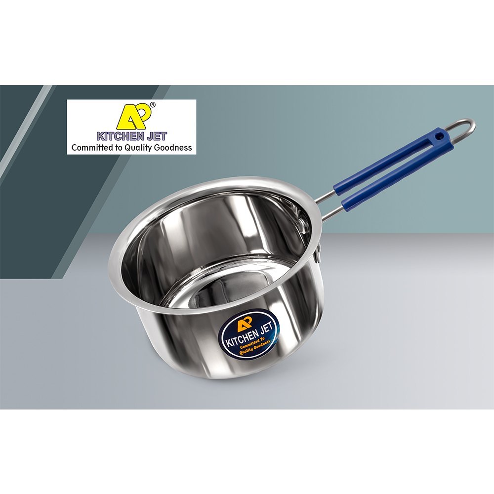 Stainless Steel Sauce Pan/Tea Pan/ Milk Pan/Tapeli /Patila/Sauce Pot Cookware with Handle