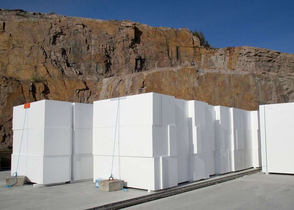White Geofoam Blocks, Size/Dimension: 5080x1240x1030mm