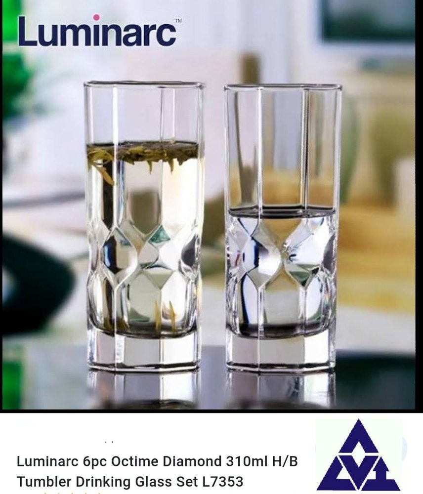 Luminarc Tumbler Drinking Glass, For Home, Capacity: 310ml