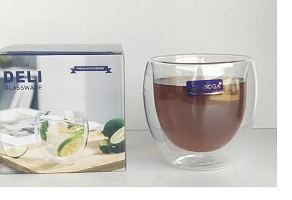 250ml Deli Dw Glass Tumbler, For Home, Packaging Type: Box