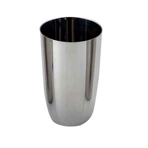 Round White Stainless Steel Tumbler, For Home