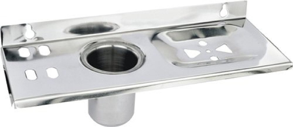Silver TSP 017 Stainless Steel Tumbler Holder, For Bathroom
