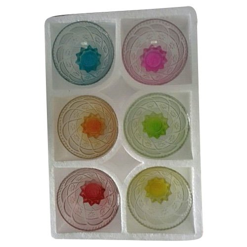 Round Glass Bowl Set, 6 Pieces, Diameter : 3 inch