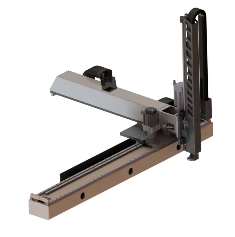 servo 3 Axis Gantry, Lifting Capacity: 100 kg Max, Model Name/Number: Cg Series