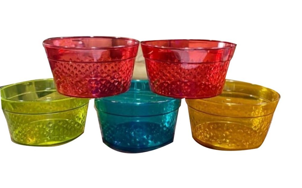GOLD Plastic Round Bowl, For Home