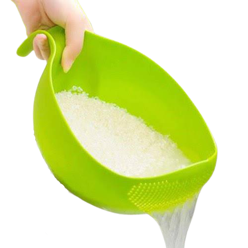 Heaven Kitchenware Plastic Rice Bowl With Handle, For Home