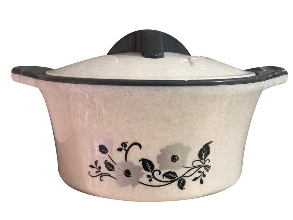 Round Plastic Casserole, For Home, Capacity: 500 ml