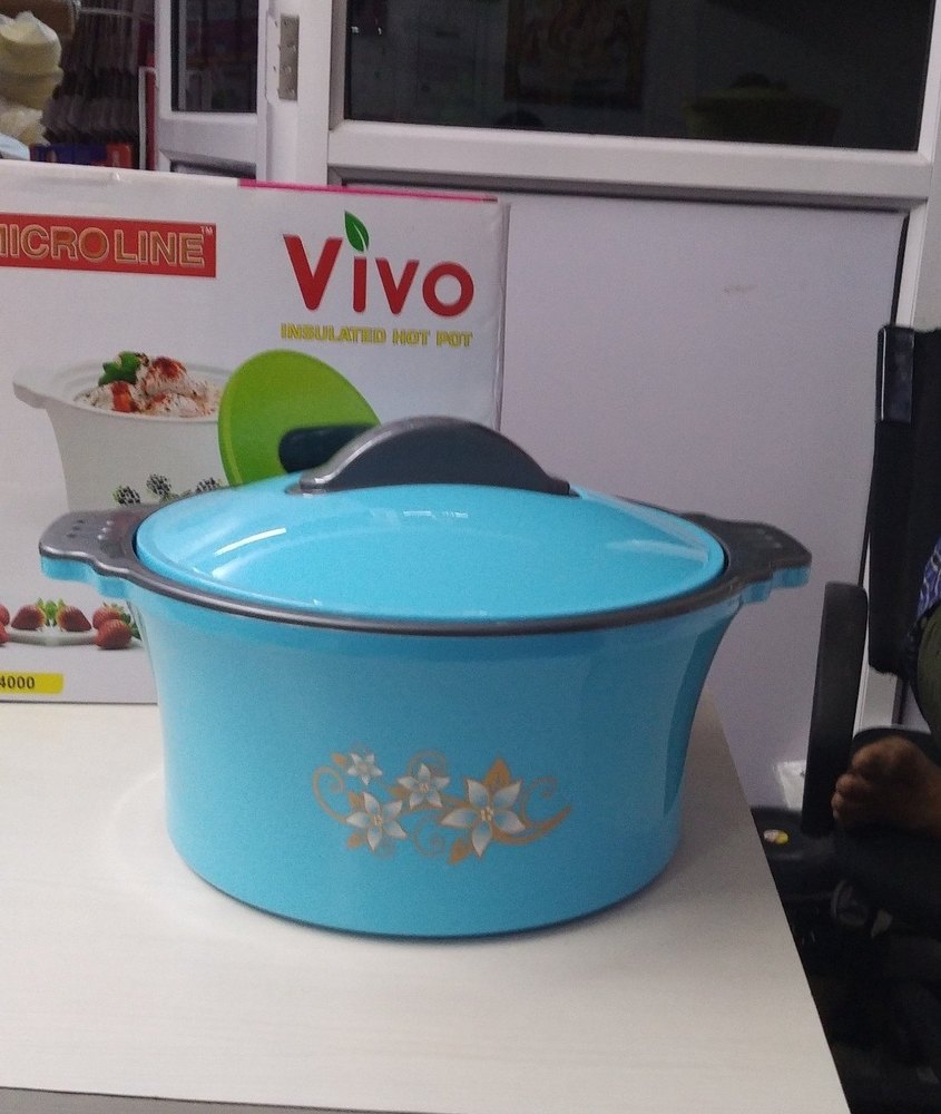 Blue Microline vivo insulated hot pot - 4000, For Hotel homee restaurant picnic