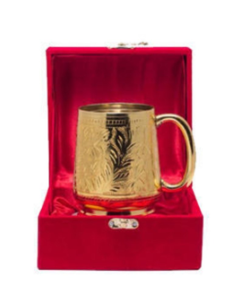 Brass Mug With Velvet Box