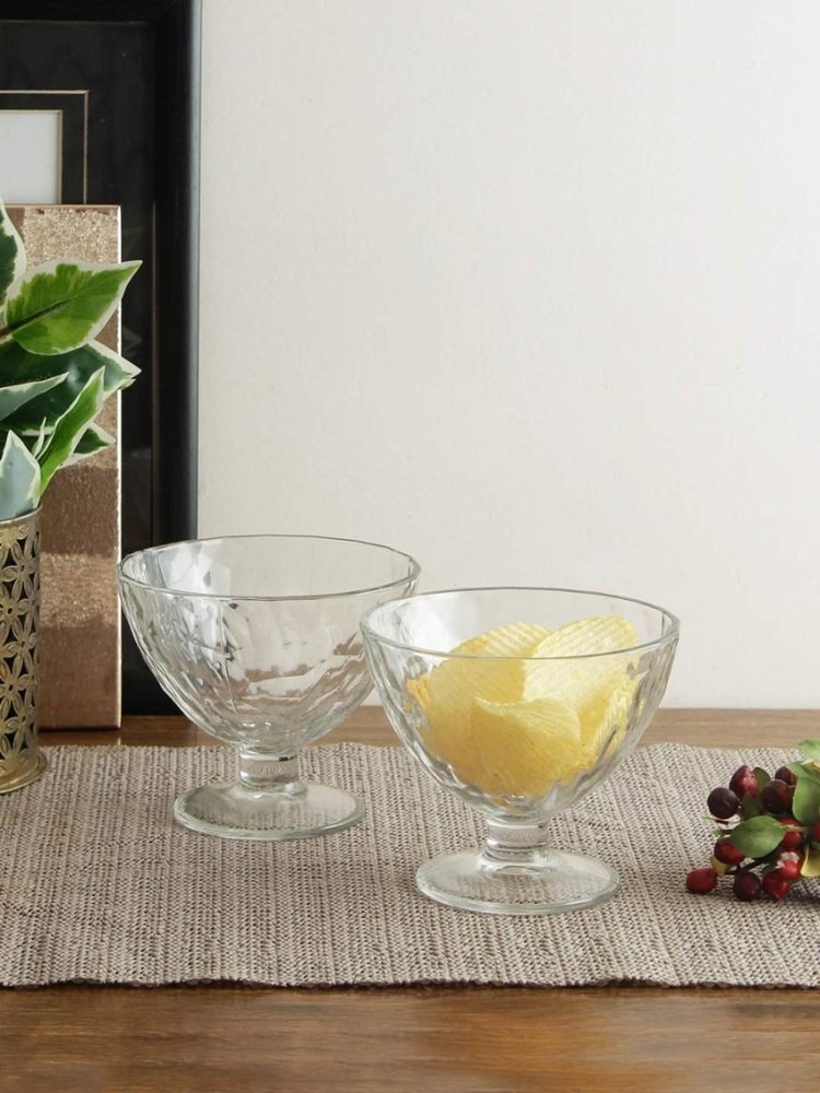 Glass CLEAR ICE CREAM CUP 230ML 6CS
