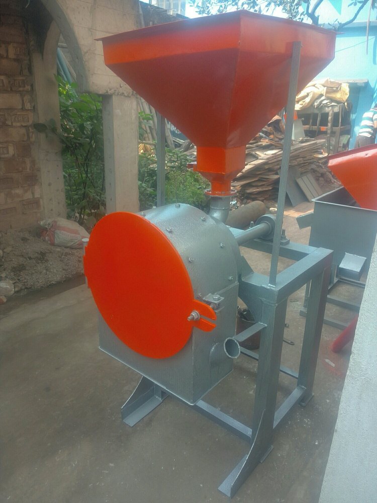 Automatic Commercial Spice Grinder Machine, Three Phase, Blower Pulverizer