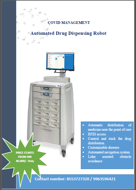 Automatic Automated Drug Dispensing Robot