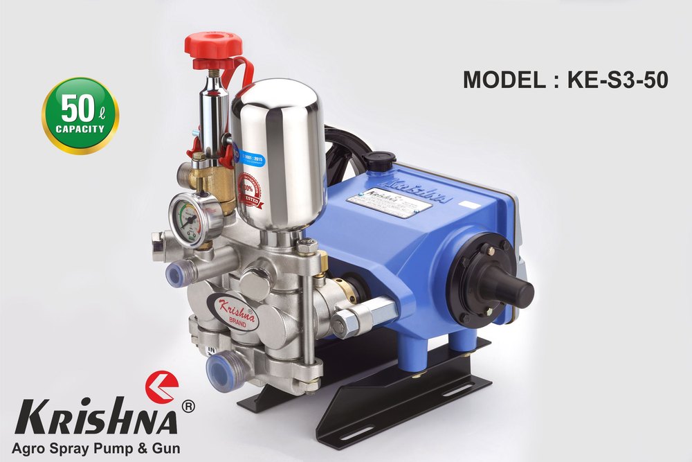 Stainless Steel Tractor Sprayer Pump (KE-S3-50), Capacity: 50 L, Ke-s3-36