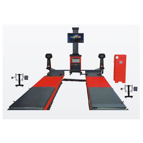 Hydraulic Mild Steel Genie 3D Elite SCL Wheel Alignment Scissor Lift, 3-5 Kw