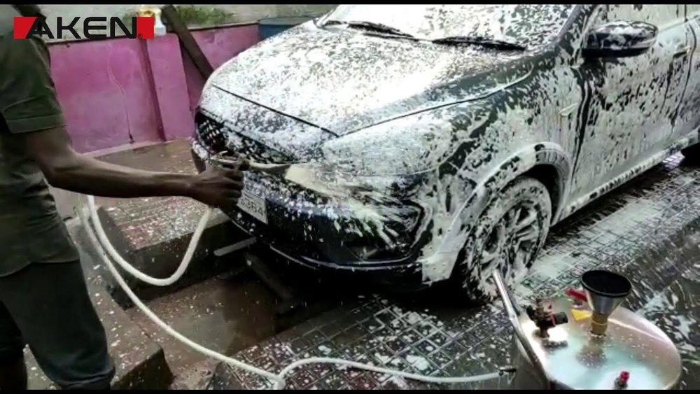 5 Bar Air Operater Car Wash Foam Sprayer, For Washing Unit, Flat Nozzle With Gun