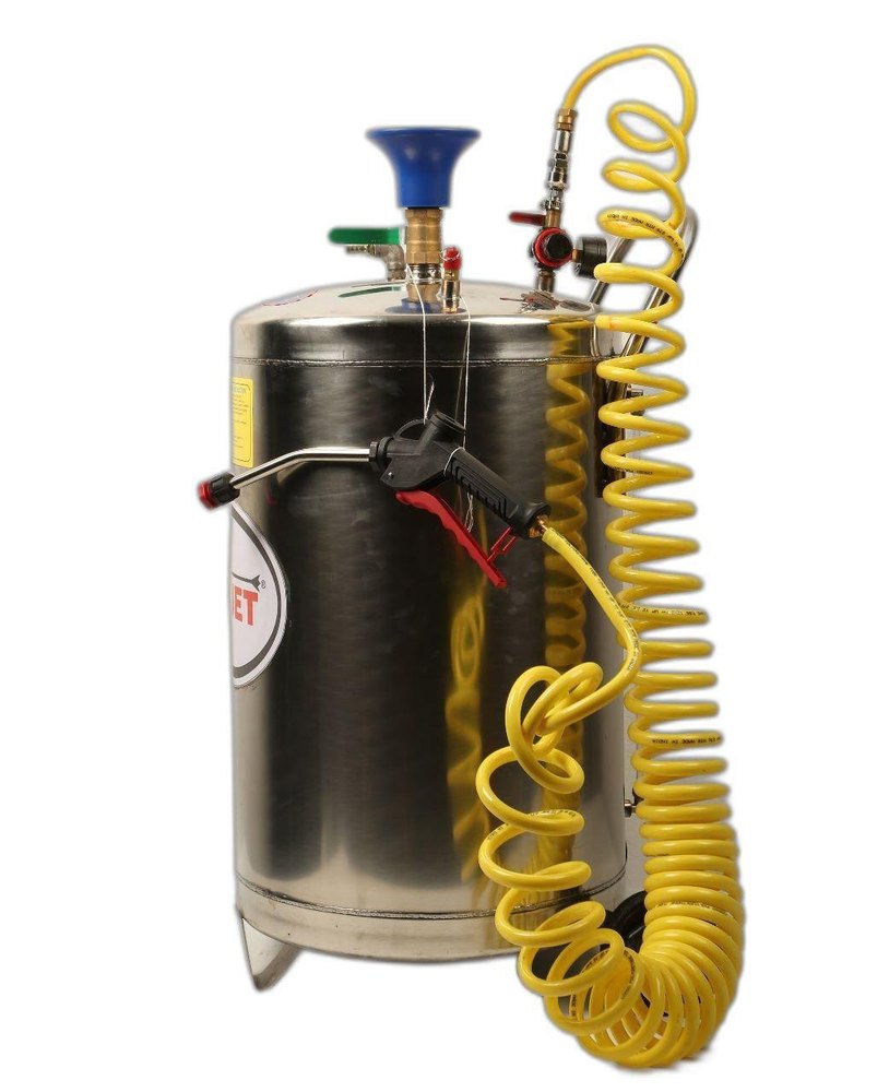 Stainless Steel Hand Compression Sprayer, 60 Psi, Size: 4inch (nozzle L)