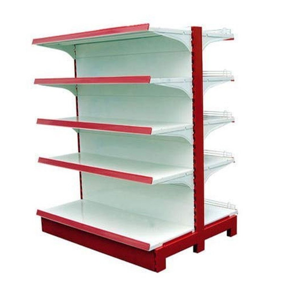 Mild Steel Free Standing Unit Grocery Retail Display Racks, For Supermarket