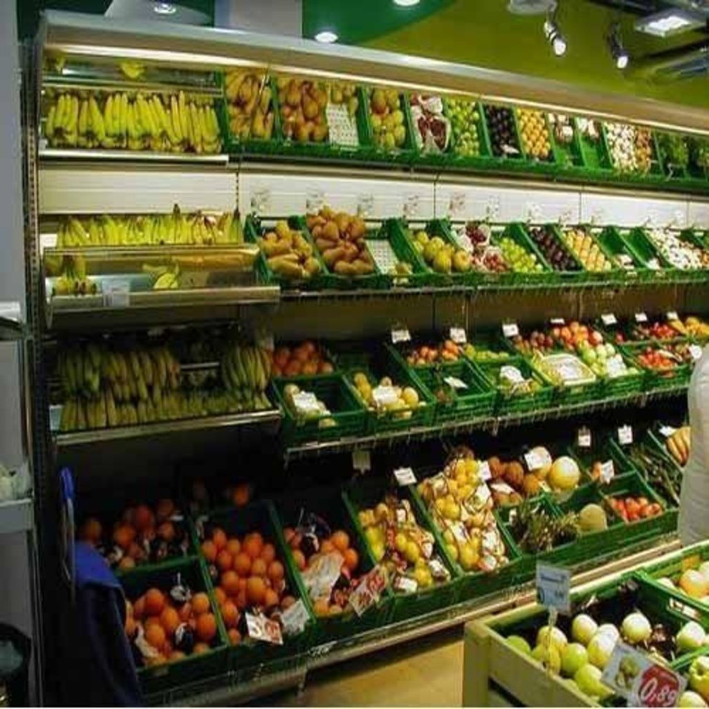 Mild Steel Fruit and Vegetable Racks, For Supermarket