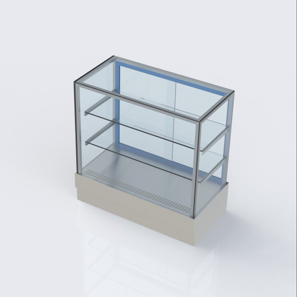 Shree Ambica Glass Pastry Chiller, For Commercial, 12 Mm