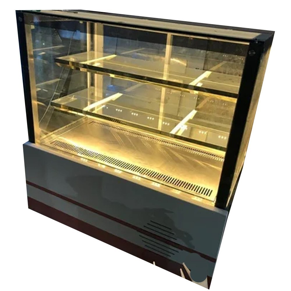 Stainless Steel Refrigerated Display Counter, For Bakery