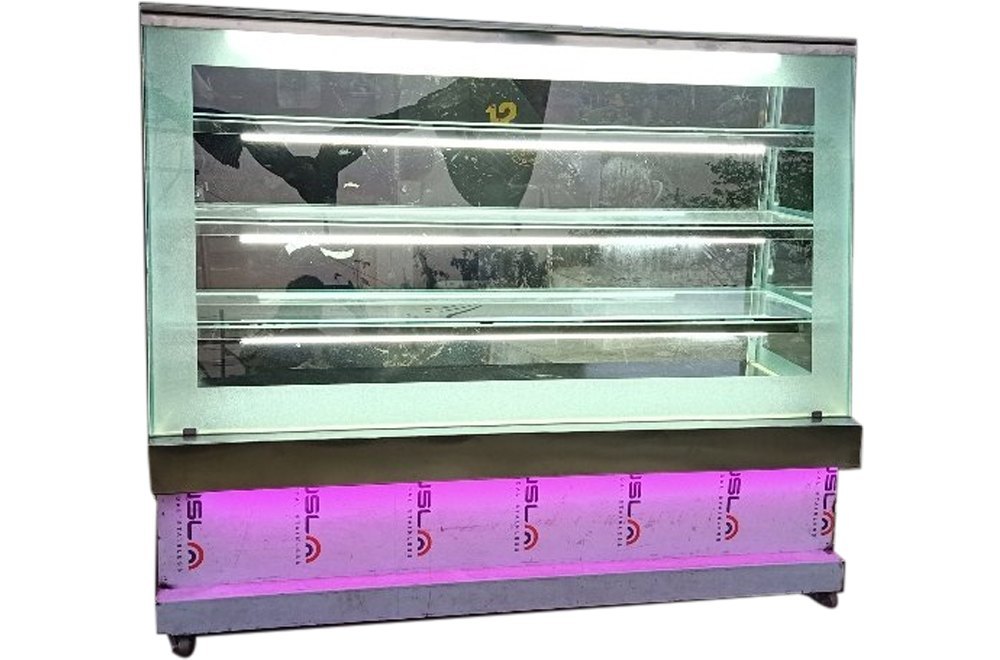 Stainless Steel Sweets Counter, For Bakery