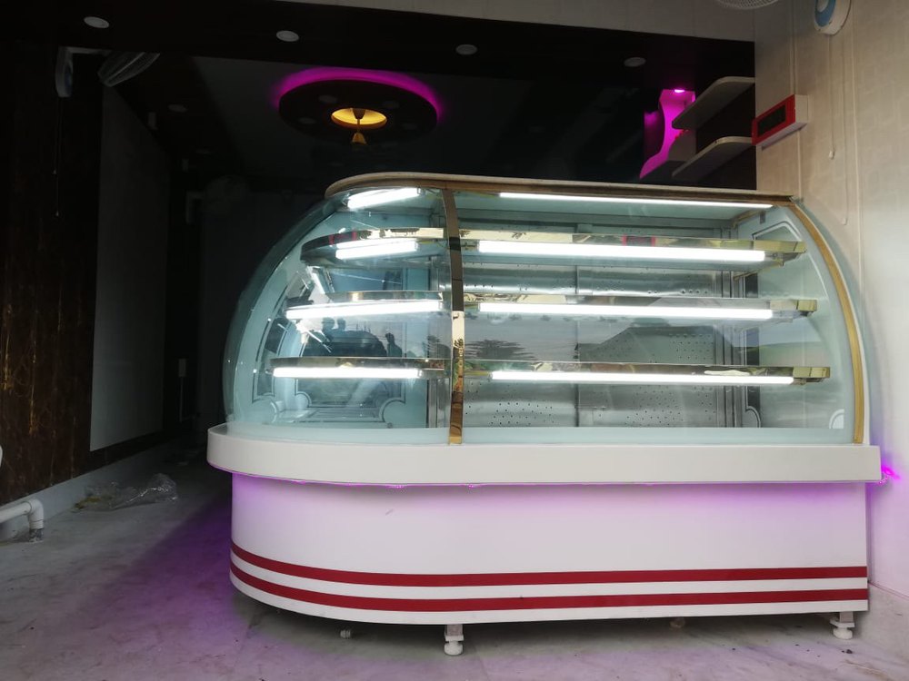 Dome Glss Corian Counter, For Bakery