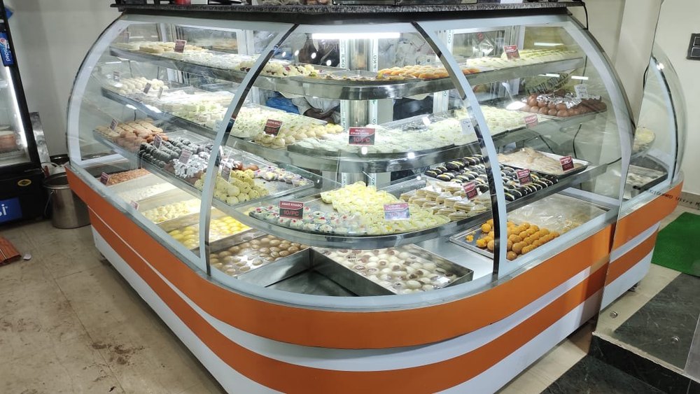 Metal SS DUM DISPLAY COUNTER, For Commercial