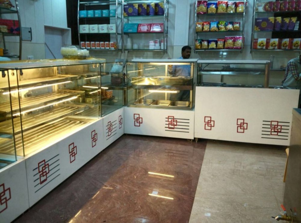 Stainless Steel Refrigeration Display Counter