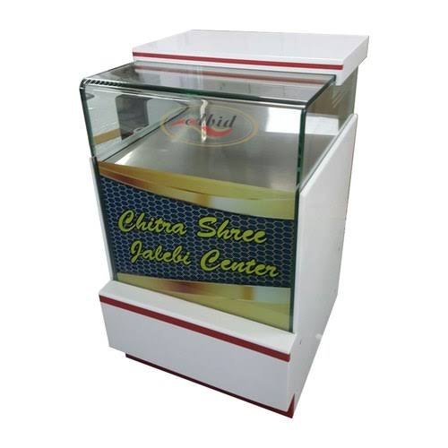Metal Sweet Counter Display Case, For Shop