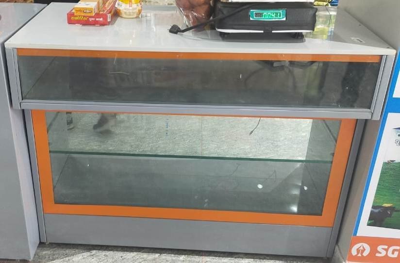 3ft Metal Glass Display Counter