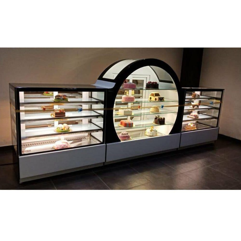 Round Glass Display Counter, For Bakery